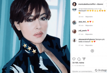 Monica Bellucci ose la coupe garçonne