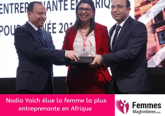 Nadia Yaich  élue   la femme la plus entreprenante en Afrique