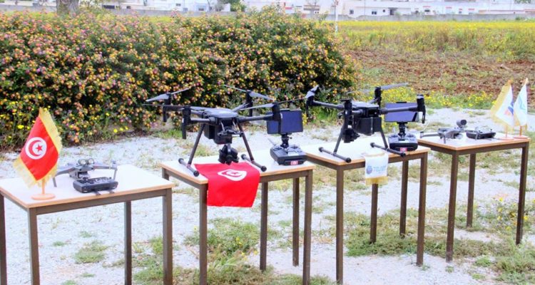 تجربة نموذجية لطائرات درون في إطار التقصي لفيروس كورونا