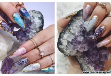 Géode nails : La manucure ultra tendance à reproduire …