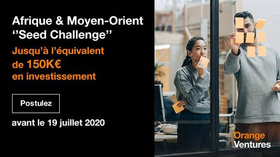 Pour la première fois: #Orange_Ventures lance  un challenge pour financer des entrepreneurs de l’écosystème start-up en Afrique et au Moyen-Orient