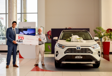 BSB TOYOTA célèbre le 100ème RAV4 HYBRIDE vendu en Tunisie