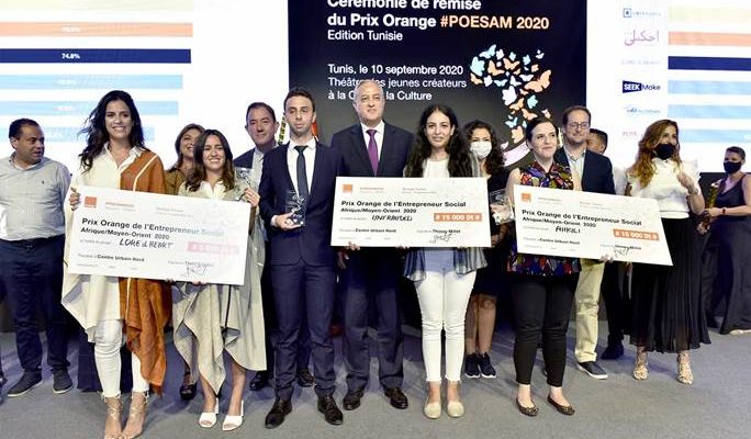 Pour son 10ème anniversaire, Orange Tunisie révèle les 3 lauréats du Prix Orange de l’Entrepreneur Social Afrique & Moyen-Orient