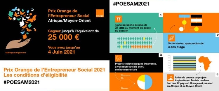 #POESAM2021: Les candidatures sont ouvertes sur startup.orange.com jusqu&rsquo;au 4 juin