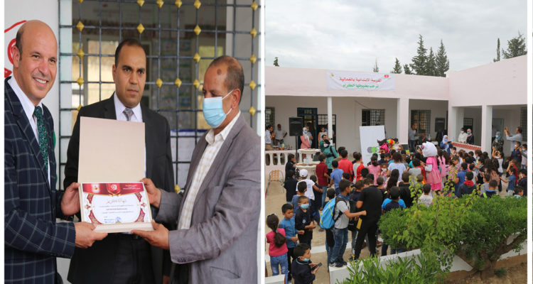 Inauguration de l’école primaire de Siliana en présence de Gattefossé Méditerranée