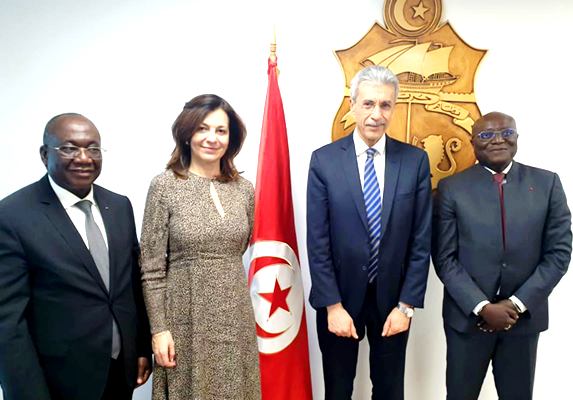 VISITE D’UNE DELEGATION DE L’ASSOCIATION DES BANQUES et DES ETABLISSEMENTS FINANCIERS DE LA COTE D’IVOIRE