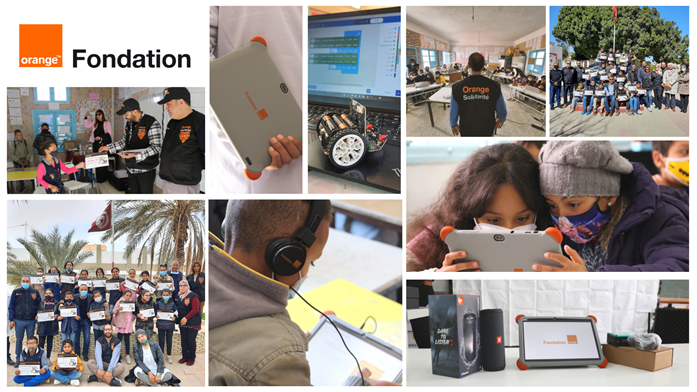 Orange Tunisie, avec le soutien de la Fondation Orange, renforce son Programme des Ecoles Numériques