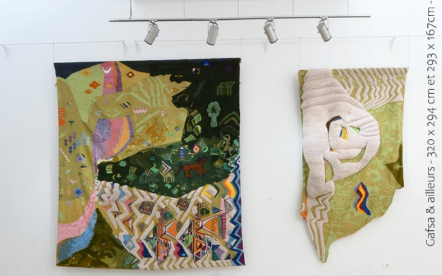 Une œuvre tissée de Safia Farhat à Venise