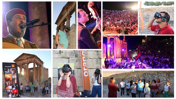À l’occasion du Festival International de Dougga soutenu par la Fondation Orange, Orange Tunisie continue à expérimenter l’apport de la technologie 5G