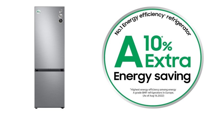 Samsung fait passer les économies d&rsquo;énergie au niveau supérieur, en ajoutant 10 % d&rsquo;économies en plus de la norme d&rsquo;efficacité la plus élevée