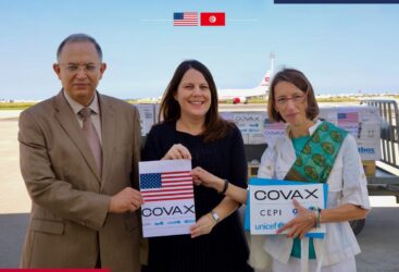 Vaccins anti-Covid: la Tunisie reçoit 100620 nouvelles doses.
