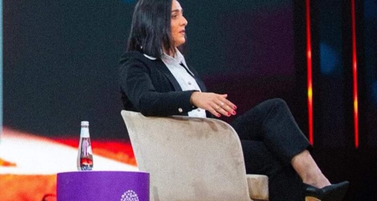 Ons Jabeur au Misk Global Forum à Riyad.