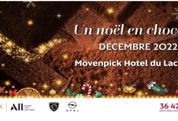 Un Noël en Chocolat au Mövenpick Hotel du Lac Tunis ! Du 4 au 25 décembre 2022, vivez un Noël haut en Chocolat !