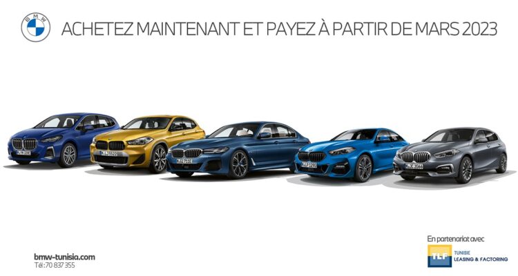 Nouvelles offres avantageuses de BMW avec Tunisie Leasing & Factoring.