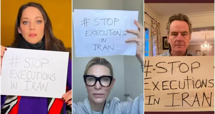 Les stars se mobilisent contre les exécutions en Iran.