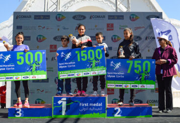 Le semi-marathon Ulysse Djerba : les femmes sur le podium.