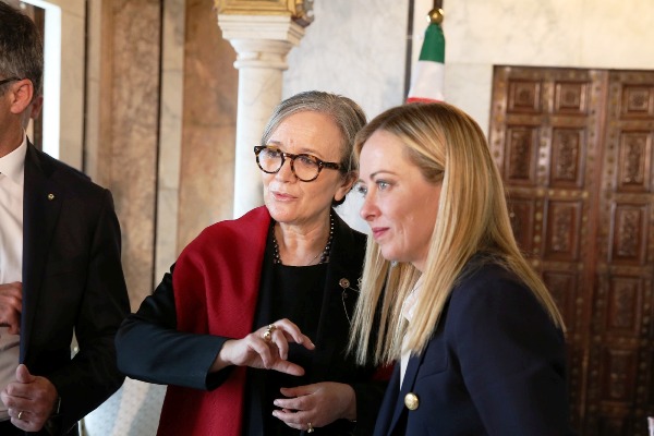 عدد من الملفات ذات الاهتمام المشترك محور لقاء رئيسة الحكومة برئيسة مجلس الوزراء الإيطالية