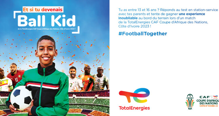 « Ball Kids by TotalEnergies » : Les jeunes amateurs de football au cœur de la TotalEnergies CAF CAN en Côte d&rsquo;Ivoire 2023.