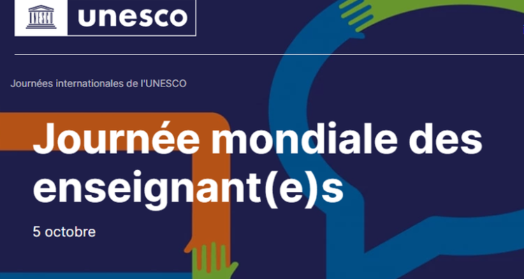 Journee mondiale des enseignants.