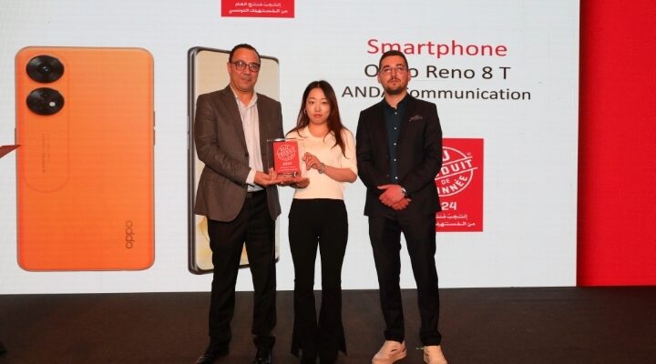OPPO Tunisie obtient le label « Elu Produit de l’Année 2024 » dans la catégorie des smartphones pour sa célèbre série Reno