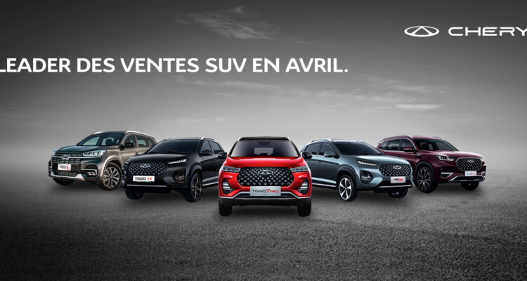 Avril 2024 : Chery toujours en progrès, toujours leader des SUV.