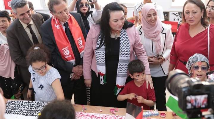 Lancement de la campagne « Créateurs pour la Palestine » par la ministre de la Famille.