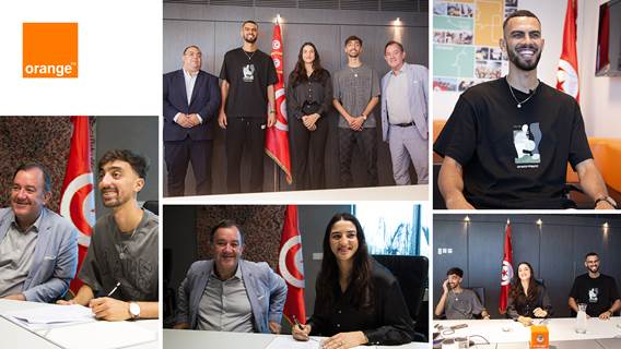 Orange Tunisie partenaire de jeunes athlètes tunisiens.