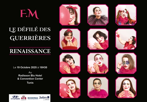 Le Défilé des Guerrières”, un spectacle inédit ce dimanche 19 octobre au Radisson Blu Tunis
