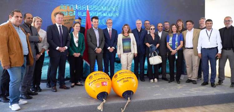 Orange Tunisie accueille le nouveau câble sous-marin MEDUSA 