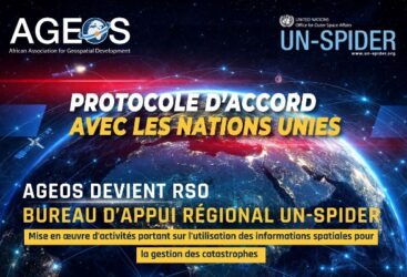Signature d’un accord de coopération entre l’association AGEOS et le Bureau des Affaires spatiales des Nations Unies UNOOSA