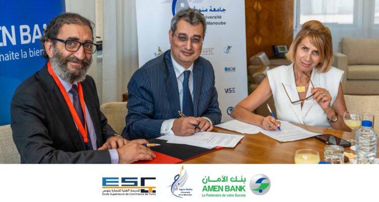 Soutien à la jeunesse et innovation : AMEN BANK s’allie à l’Université de La Manouba et l’ESC Tunis