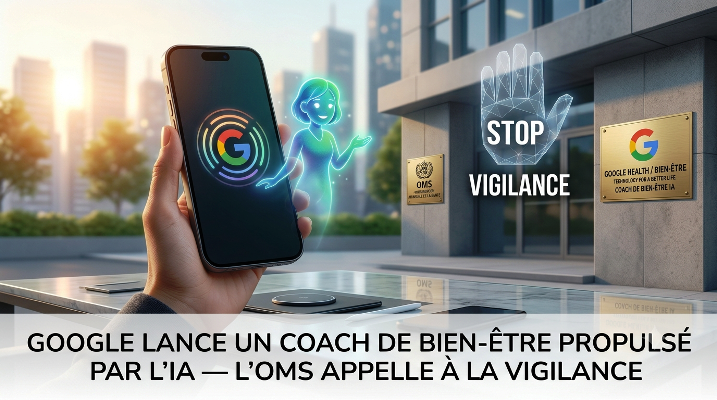 Google lance un coach de bien-être propulsé par l&rsquo;IA — l&rsquo;OMS appelle à la vigilance